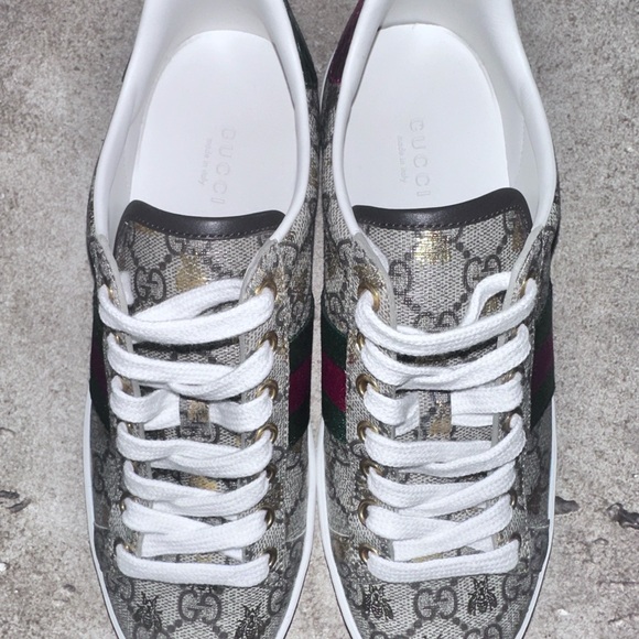 Authentic GUCCI Ace Supreme Sneakers with Bees - Size 7 (US) - Picture 11 of 11